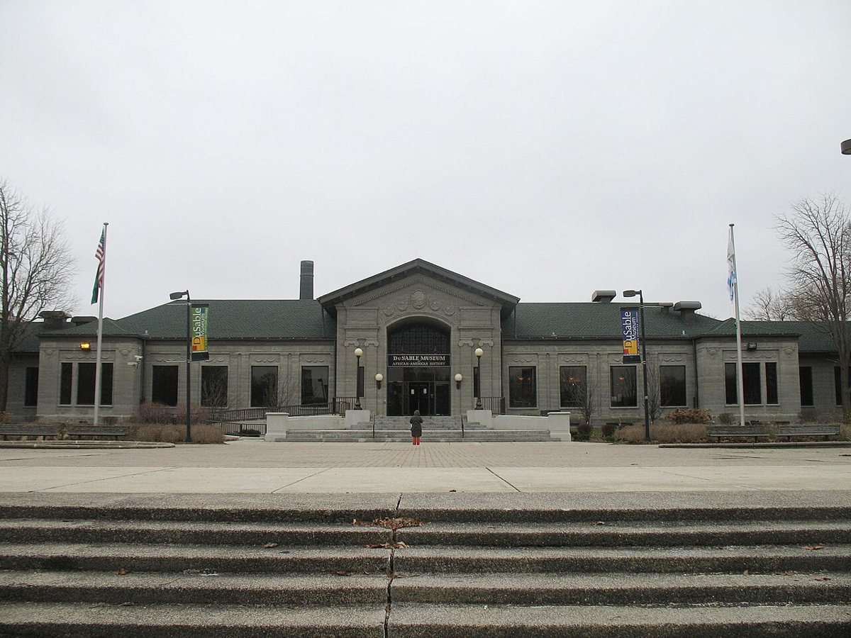 DuSable Black History Museum and Education Center exterior in Chicago's Washington Park